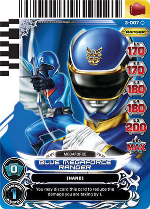 Blue Megaforce Ranger 007